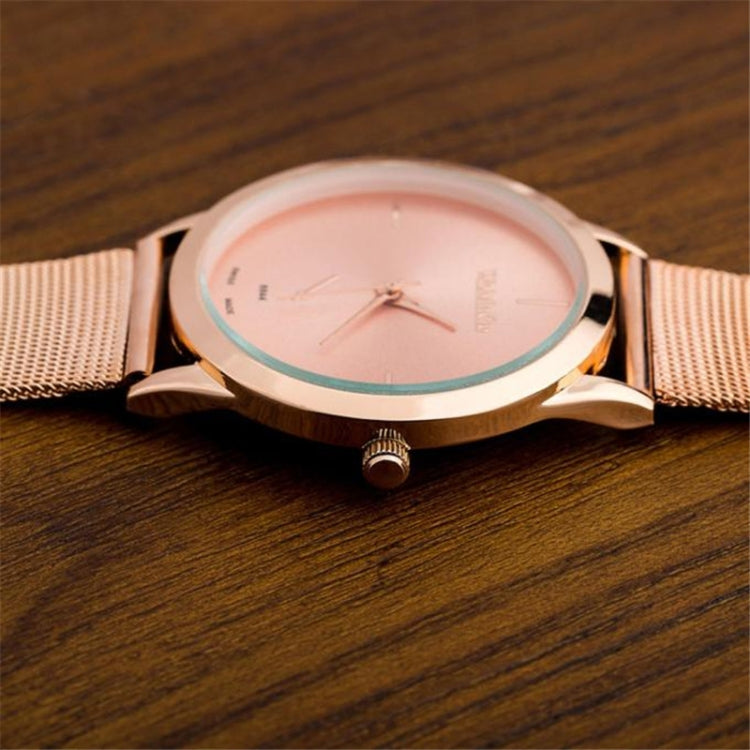 WoMaGe W0055 Fashion Alloy Belt Mesh Watch for Men / Women