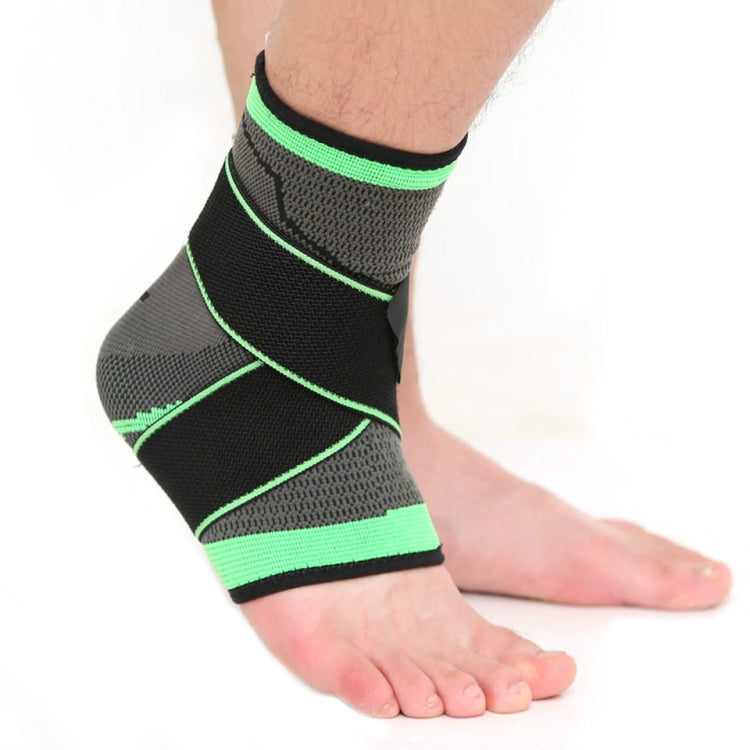 2 PCS 3D Weaving Elastic Nylon Strap Ankle Heel Protector Adjustable Ankle, Size:XL