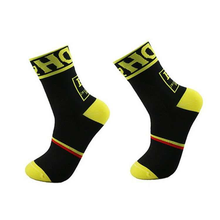 Man Cycling Sport Sock Protect Feet Breathable Wicking Cycling socks Bicycles Running Socks, Size:S
