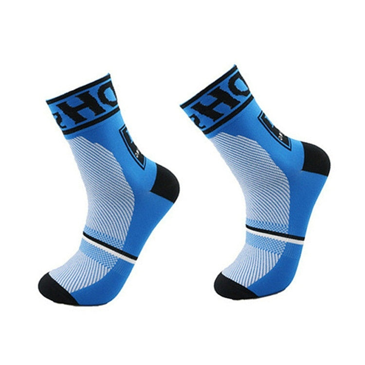 Man Cycling Sport Sock Protect Feet Breathable Wicking Cycling socks Bicycles Running Socks, Size:S