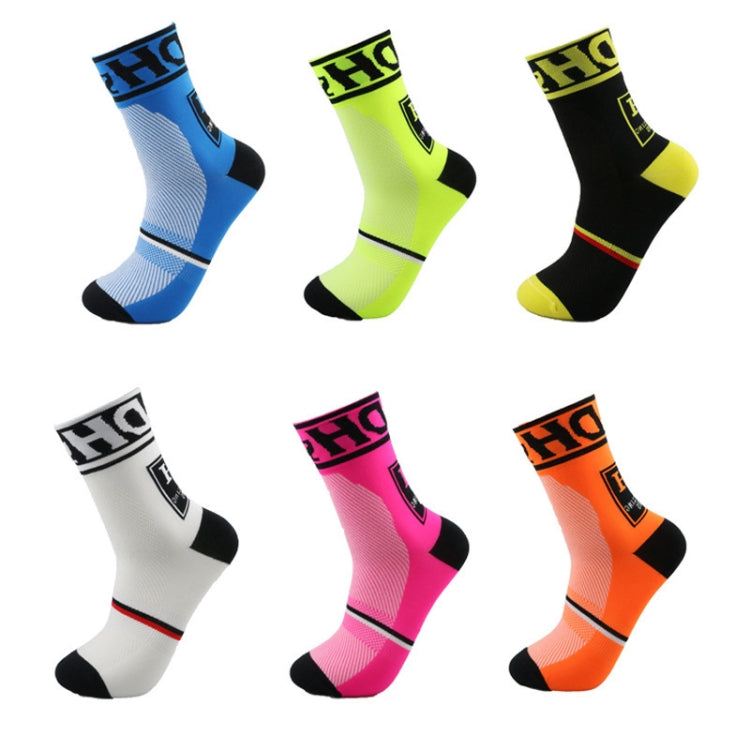 Man Cycling Sport Sock Protect Feet Breathable Wicking Cycling socks Bicycles Running Socks, Size:S