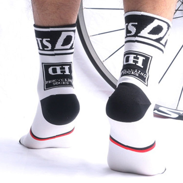 Man Cycling Sport Sock Protect Feet Breathable Wicking Cycling socks Bicycles Running Socks, Size:S