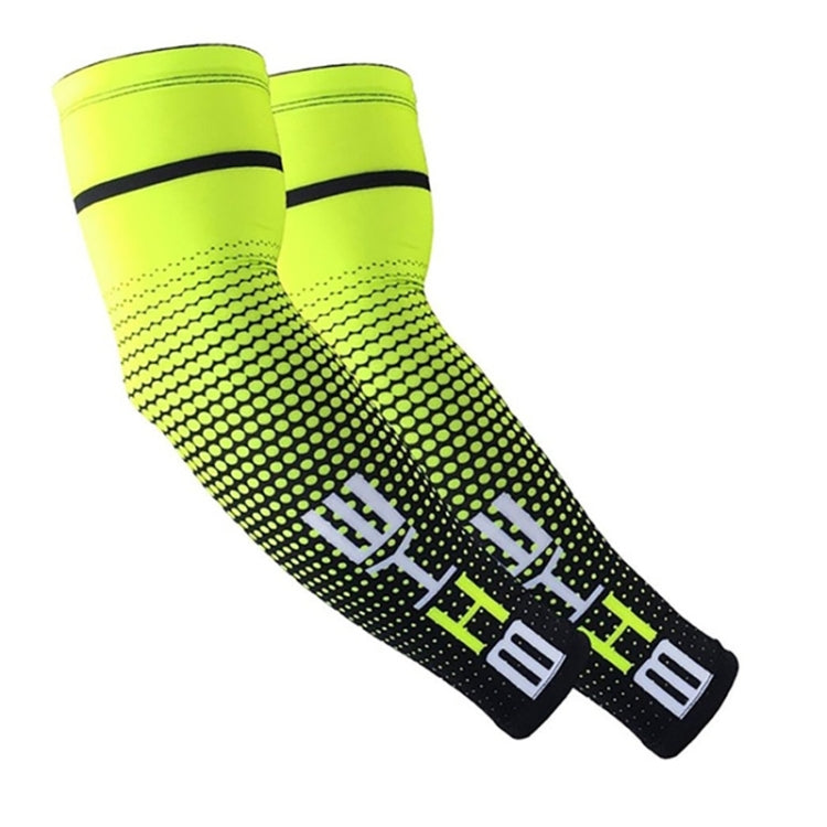 1 Pair Cool Men Cycling Running Bicycle UV Sun Protection Cuff Cover Protective Arm Sleeve Bike Sport Arm Warmers Sleeves, Size:L
