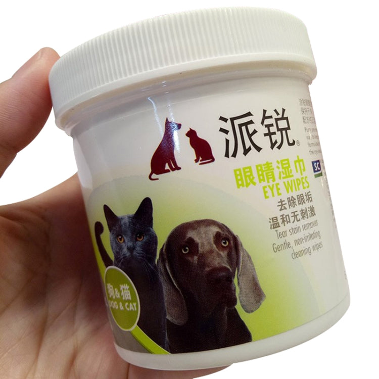 100PCS/Set Pet Eye Wet Wipes Cat Dog Tear Stain Remover Gentle Non-intivating Cleaning Wipes Grooming Cleaning Paper Towels
