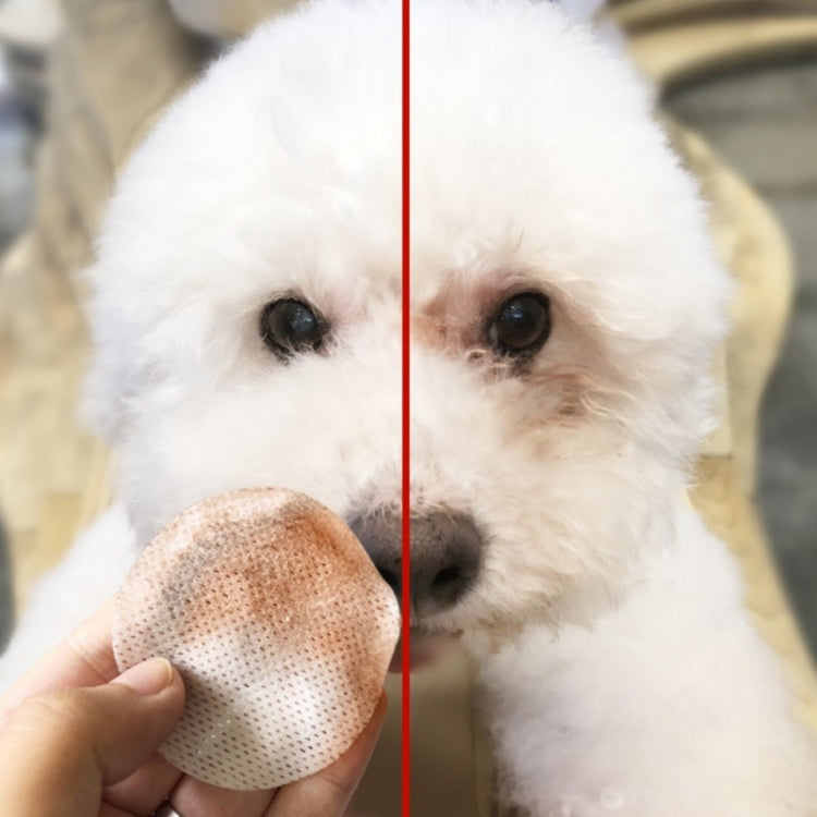 100PCS/Set Pet Eye Wet Wipes Cat Dog Tear Stain Remover Gentle Non-intivating Cleaning Wipes Grooming Cleaning Paper Towels
