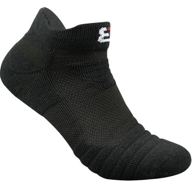 3 Pairs Men Outdoor Running Basketball Socks Boat Socks