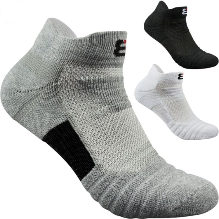 3 Pairs Men Outdoor Running Basketball Socks Boat Socks