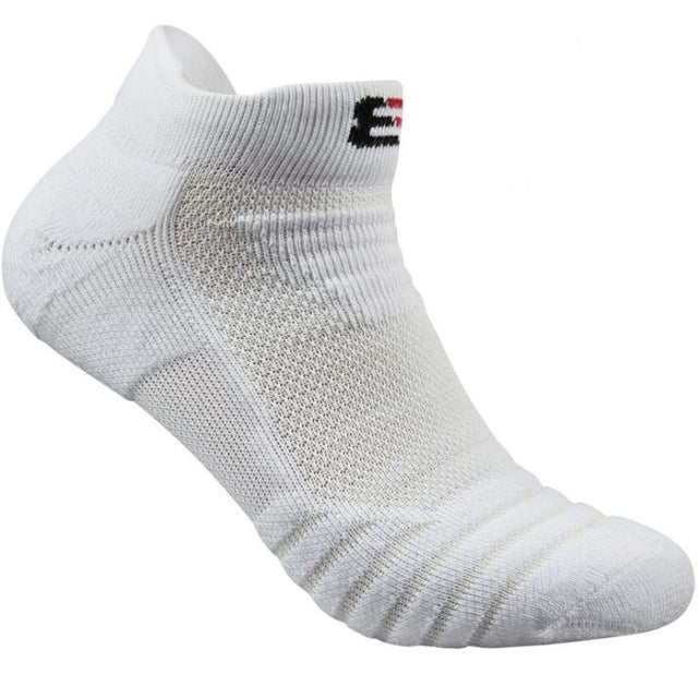 3 Pairs Men Outdoor Running Basketball Socks Boat Socks