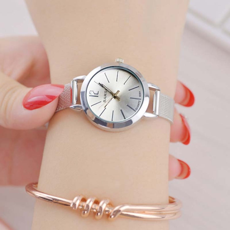 BARSH 70354 Women Mesh Belt Bracelet Quartz Watch