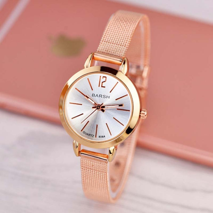 BARSH 70354 Women Mesh Belt Bracelet Quartz Watch