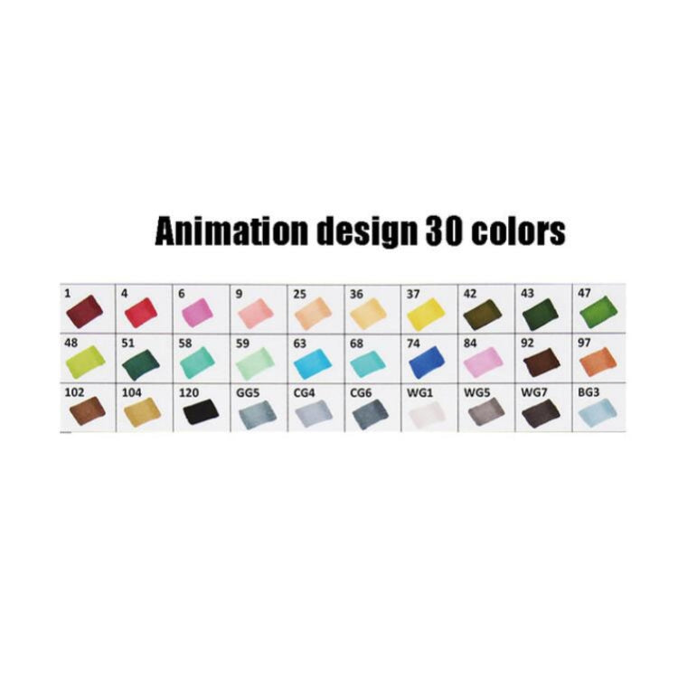 Marker Pen Set Primary School Special Painting Color Oily Pen 30 Colors