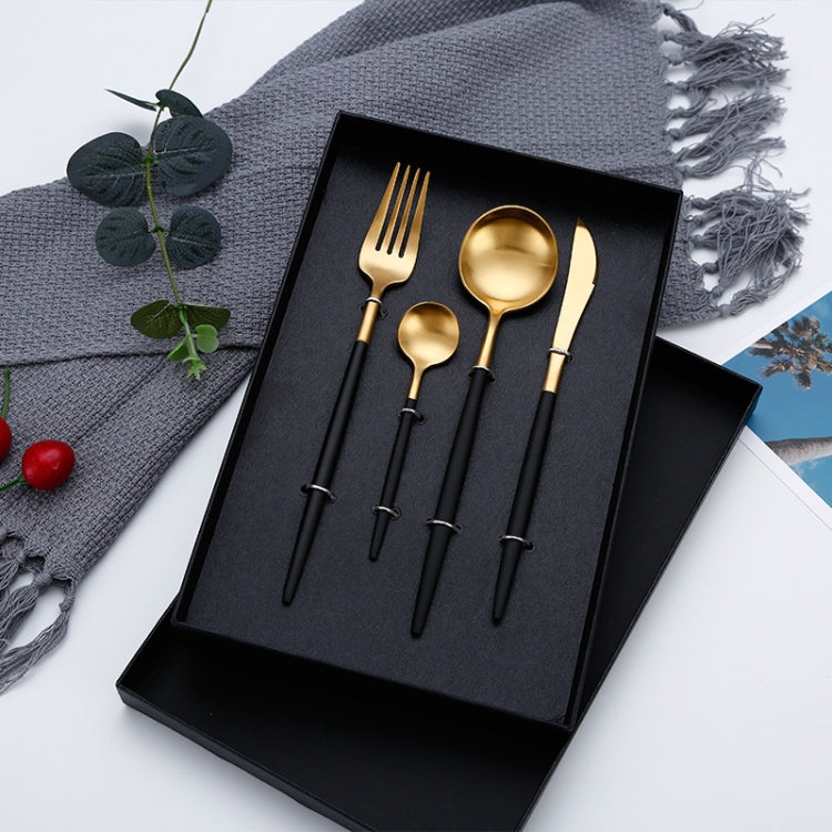 Stainless Steel Cutlery Knives Forks Spoons Western Kitchen Dinnerware Home Party Tableware Set