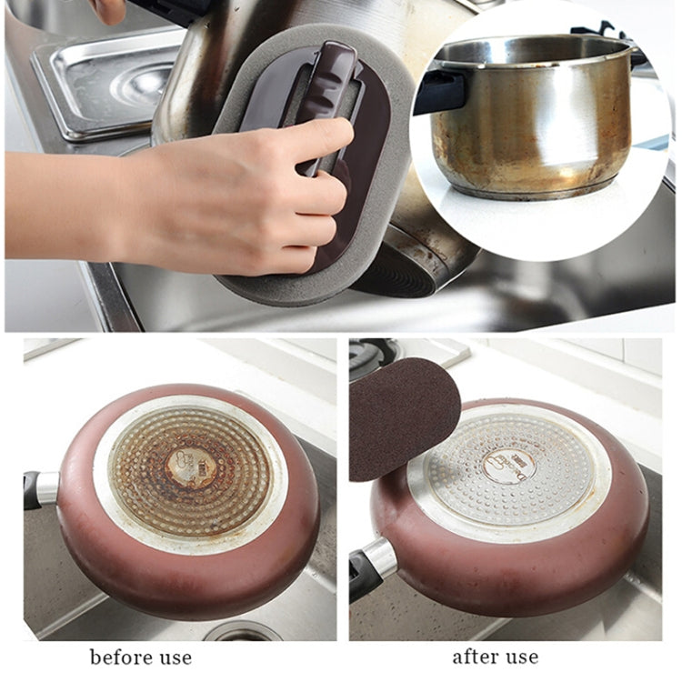 2 PCS Strong Decontamination Bath Brush Sponge Tiles Brush Kitchen Clean Tools