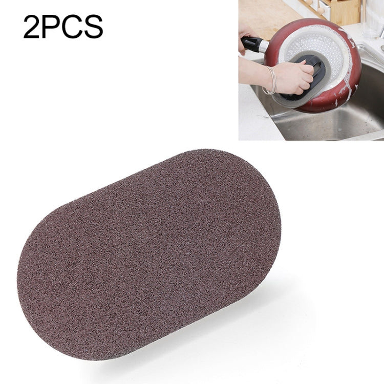 2 PCS Strong Decontamination Bath Brush Sponge Tiles Brush Kitchen Clean Tools