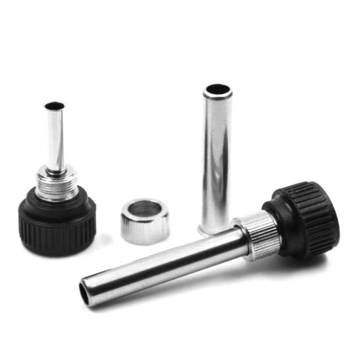 936 Soldering Station Handle Electric Iron Accessories Iron Tube Nut Constant Temperature Soldering Station, Style:Three-piece Set