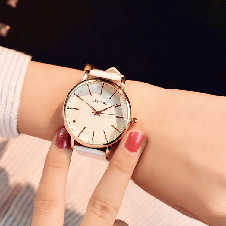Ulzzang Simple Waterproof Large Dial Watch for Women