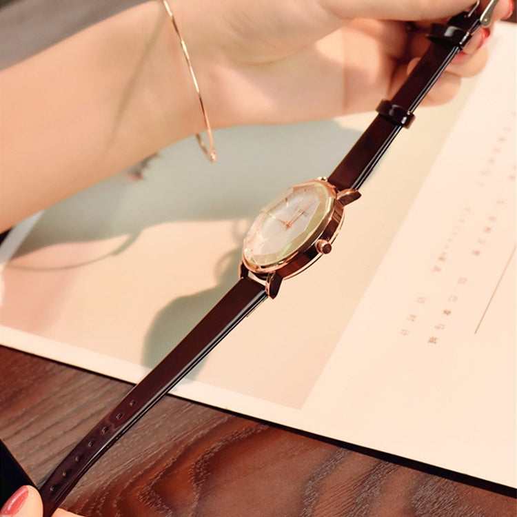 Ulzzang Simple Waterproof Large Dial Watch for Women