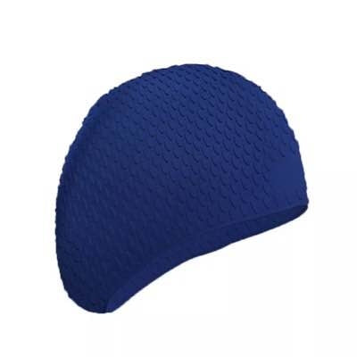 2 PCS Silicone Waterproof Swimming Caps Protect Ears Long Hair Sports Swimming Cap for Adults