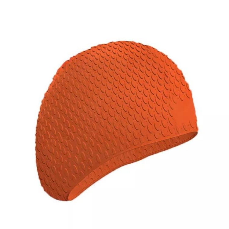 2 PCS Silicone Waterproof Swimming Caps Protect Ears Long Hair Sports Swimming Cap for Adults