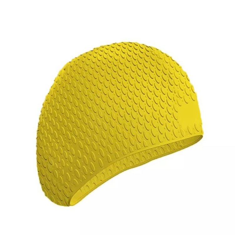 2 PCS Silicone Waterproof Swimming Caps Protect Ears Long Hair Sports Swimming Cap for Adults