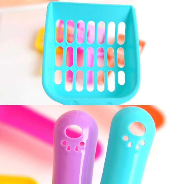 3 PCS Cat Litter Shovel Pet Cleanning Tool Plastic Scoop Cat Sand Cleaning Products(Random Color)