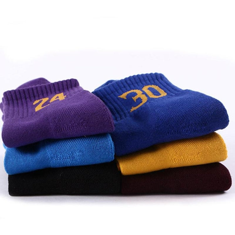 5 Pairs Basketball Team Socks Air permeability Thickening Socks Sweating Odor Proof Friction Proof Socksï¼ŒRandom Color Delivery