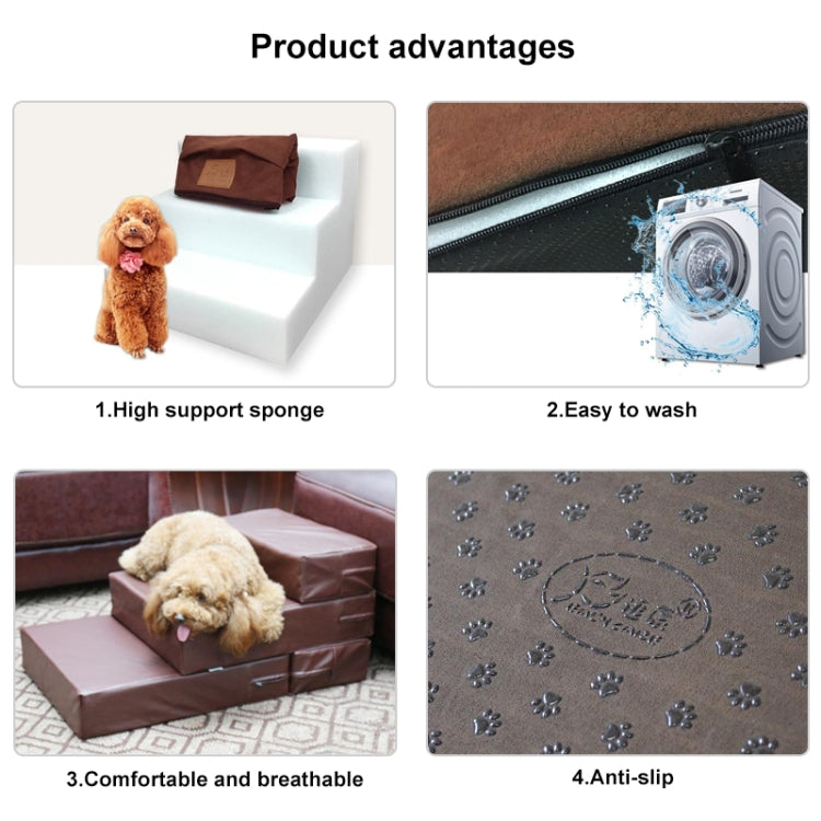 Dog Stairs Pet Sponge Stairs Ladders Small Dogs Teddy on Sofas Ladders