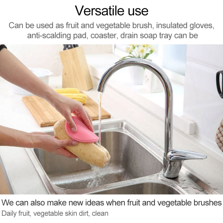 3 PCS Magic Cleaning Brushes Soft Silicone Dish Bowl Pot Pan Cleaning Sponges