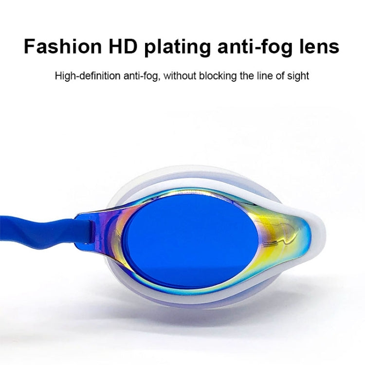 MM024 Waterproof Anti-fog High-definition Electroplated Swimming Goggles