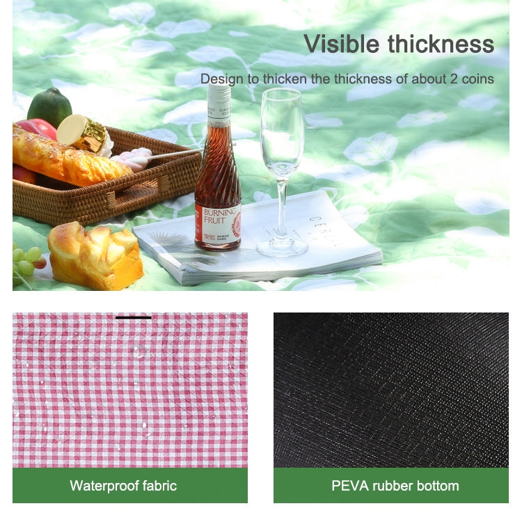 Machine Washable Outdoor Picnic Moisture-proof Waterproof Thickened Beach Camping Mat, Size: 2 x 2m