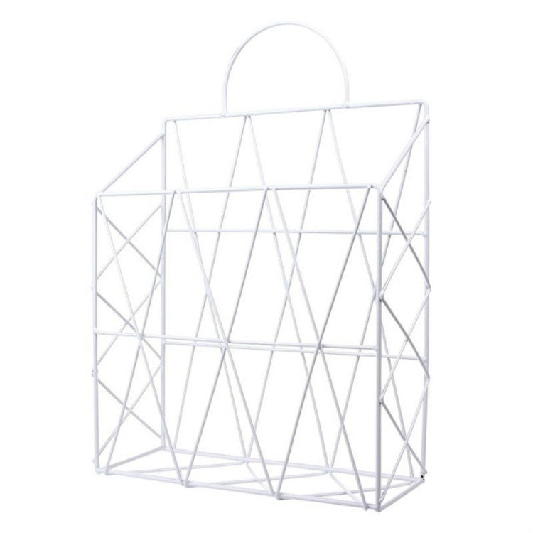 Nordic Style Magazine Holder File Book Rack Desktop Hanging Shelf