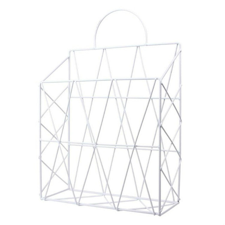 Nordic Style Magazine Holder File Book Rack Desktop Hanging Shelf