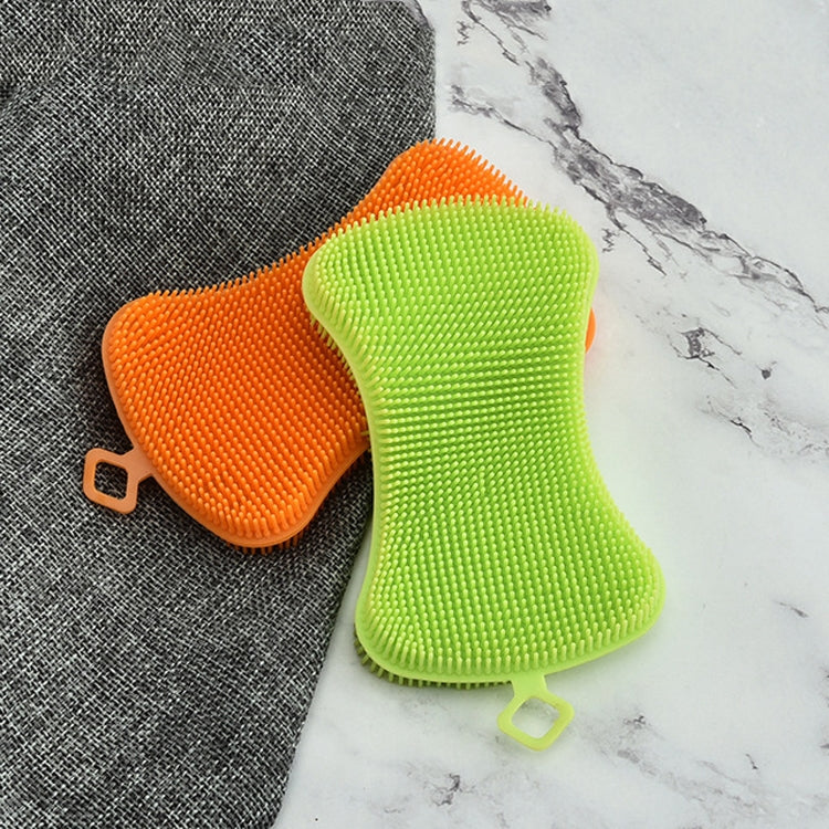 5 PCS Kitchen Soap-shaped Silicone Dishwashing Brush Scouring Pad Cleaning Tool