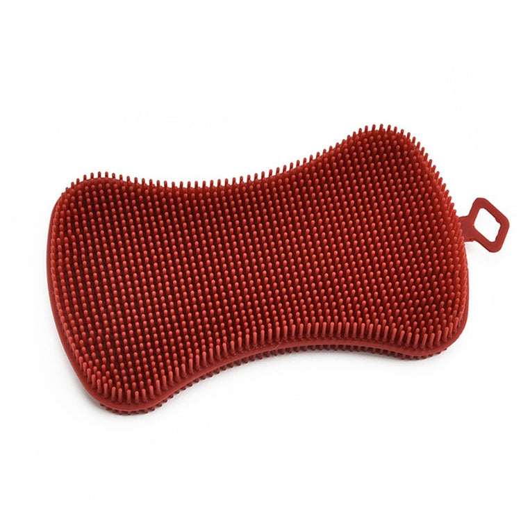 5 PCS Kitchen Soap-shaped Silicone Dishwashing Brush Scouring Pad Cleaning Tool