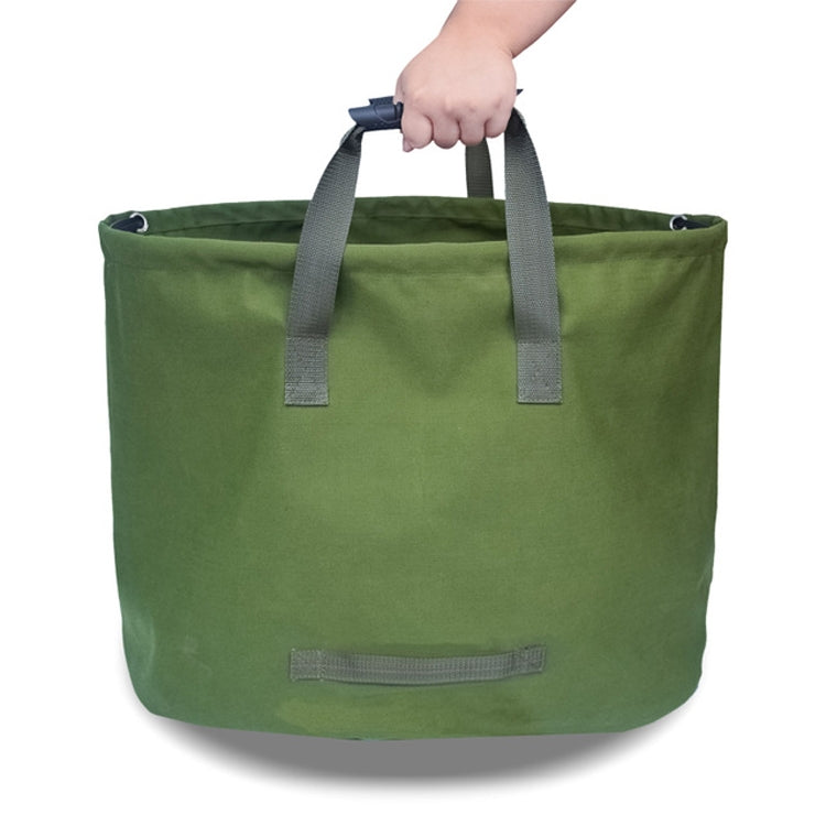 Outdoor Large Capacity Canvas Garden Garbage Deciduous Bag