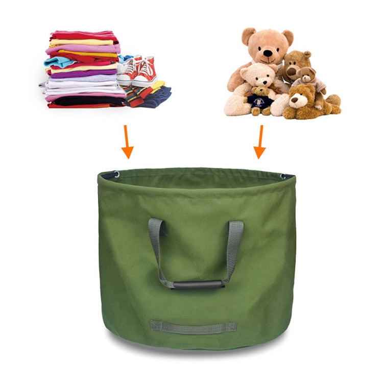 Outdoor Large Capacity Canvas Garden Garbage Deciduous Bag