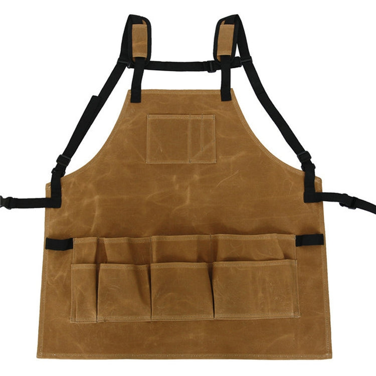 Housework Woodworking Electrician Waterproof Wet Wax Wear-resistant Canvas Garden Work Apron