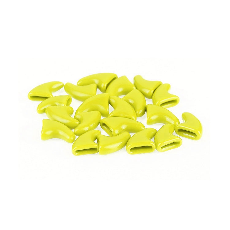 20 PCS Silicone Soft Cat Nail Caps / Cat Paw Claw / Pet Nail Protector/Cat Nail Cover, Size:S