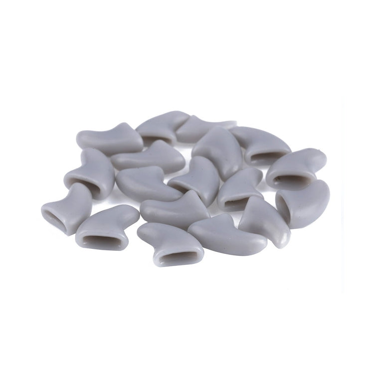 20 PCS Silicone Soft Cat Nail Caps / Cat Paw Claw / Pet Nail Protector/Cat Nail Cover, Size:S