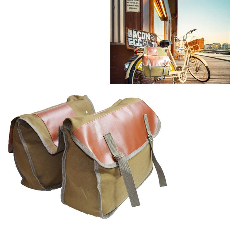 Bicycle Mountain Bike Back Pack Canvas Bag Cycling Supplies Equipment