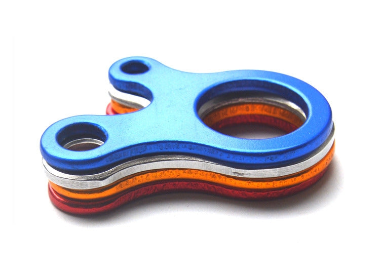 10 PCS Camping Tent Cord Rope Fastener Carabiner Hook Hanger Tightener Wind Rope Buckles