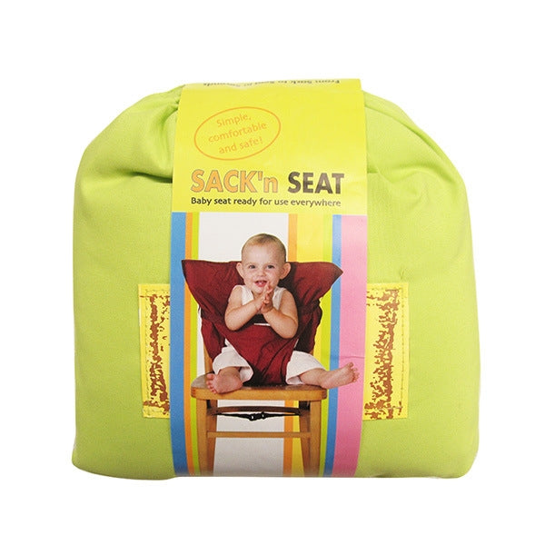 Baby Portable Seat Kids Chair Travel Foldable Washable Infant Dining Seat Cover Safety Belt