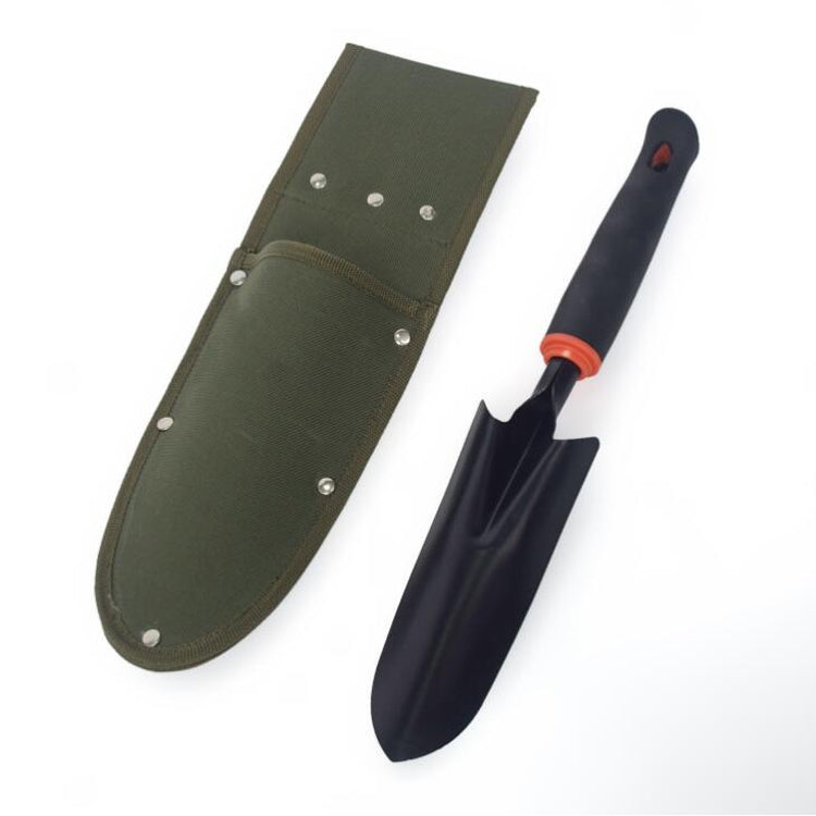 Army Green Portable Waist-mounted Waterproof Garden Tool Shovel Storage Bag Protective Sleeve, Style:Long Section 10.4x33cm
