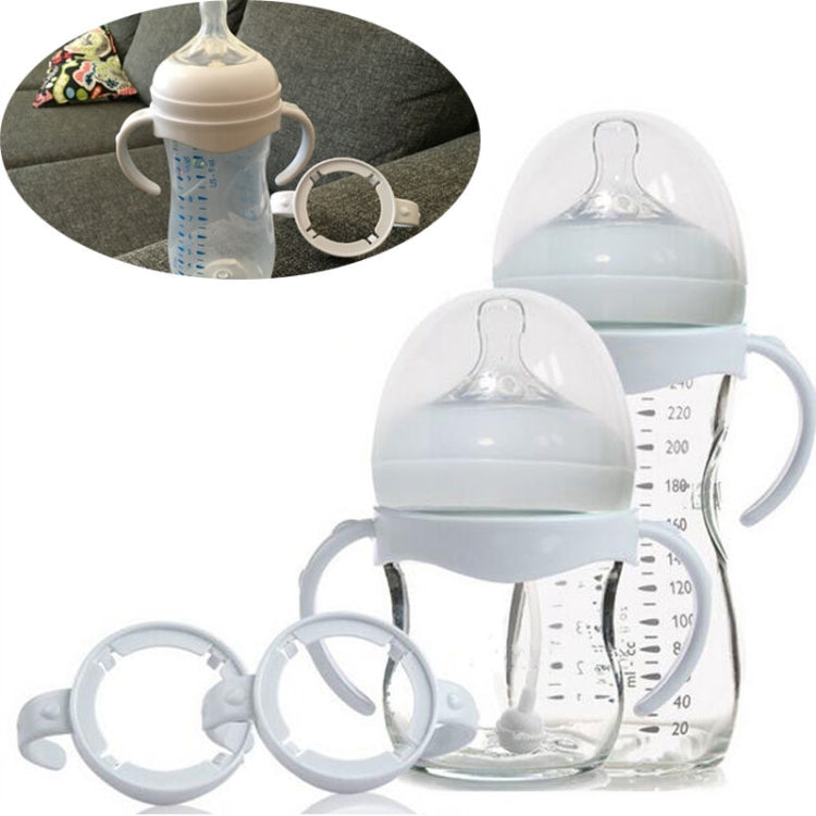 Baby Feeding Bottle Grip Handle for Avent Natural Wide Mouth PP Glass Baby Feeding Bottles