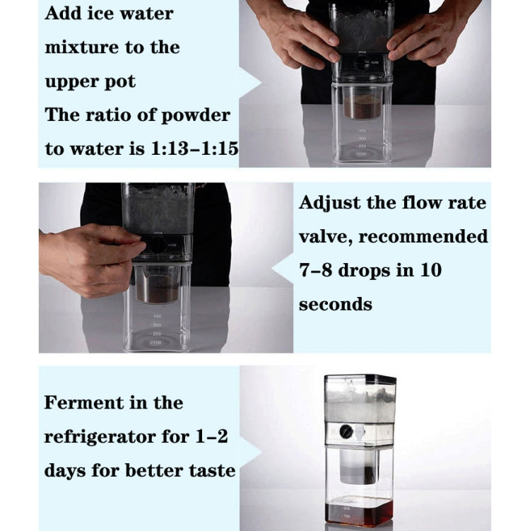 Cold Brew Coffee Maker Small Drip Type Cold Brew Teapot Ice Drop Coffee Pot