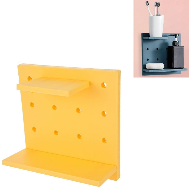 3 PCS Punch-Free Household Small Storage Racks For Kitchen & Bathroom Wall Finishing Racks