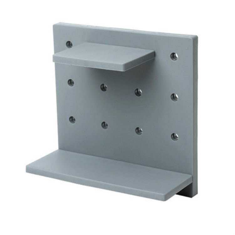 3 PCS Punch-Free Household Small Storage Racks For Kitchen & Bathroom Wall Finishing Racks
