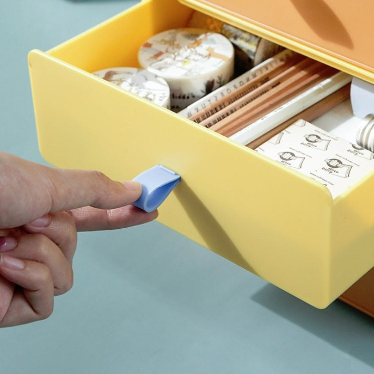Drawer Type Desktop Storage Box Office Desk Stationery Organizing Box