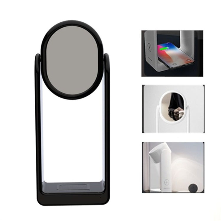 RT2 3 in 1 5W Desk Lamp + Mirror + Wireless Charger Smartphone Wireless Charger
