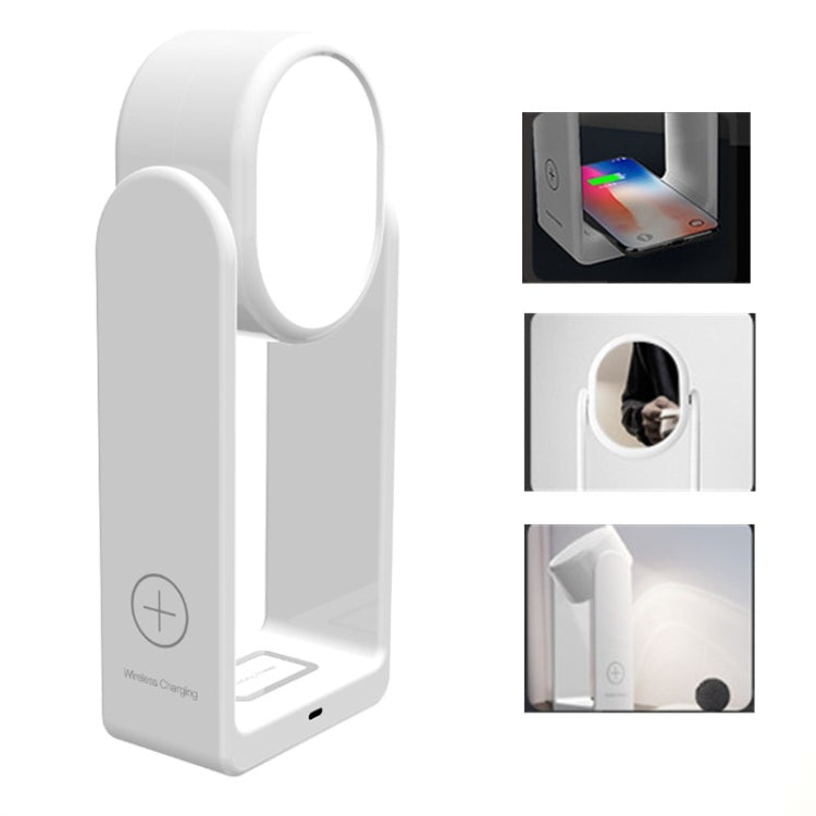 RT2 3 in 1 5W Desk Lamp + Mirror + Wireless Charger Smartphone Wireless Charger